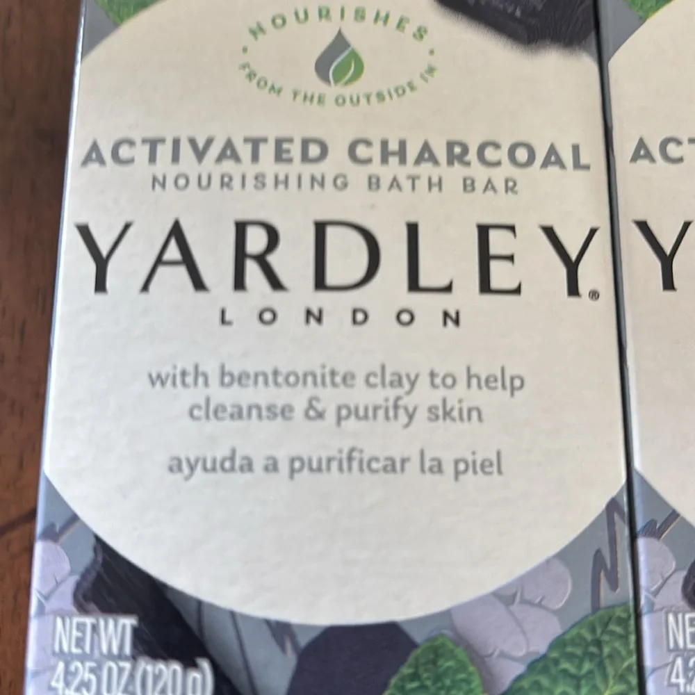 NEW 2 boxes of Yardley of London activated charcoal soap - Picture 2 of 5